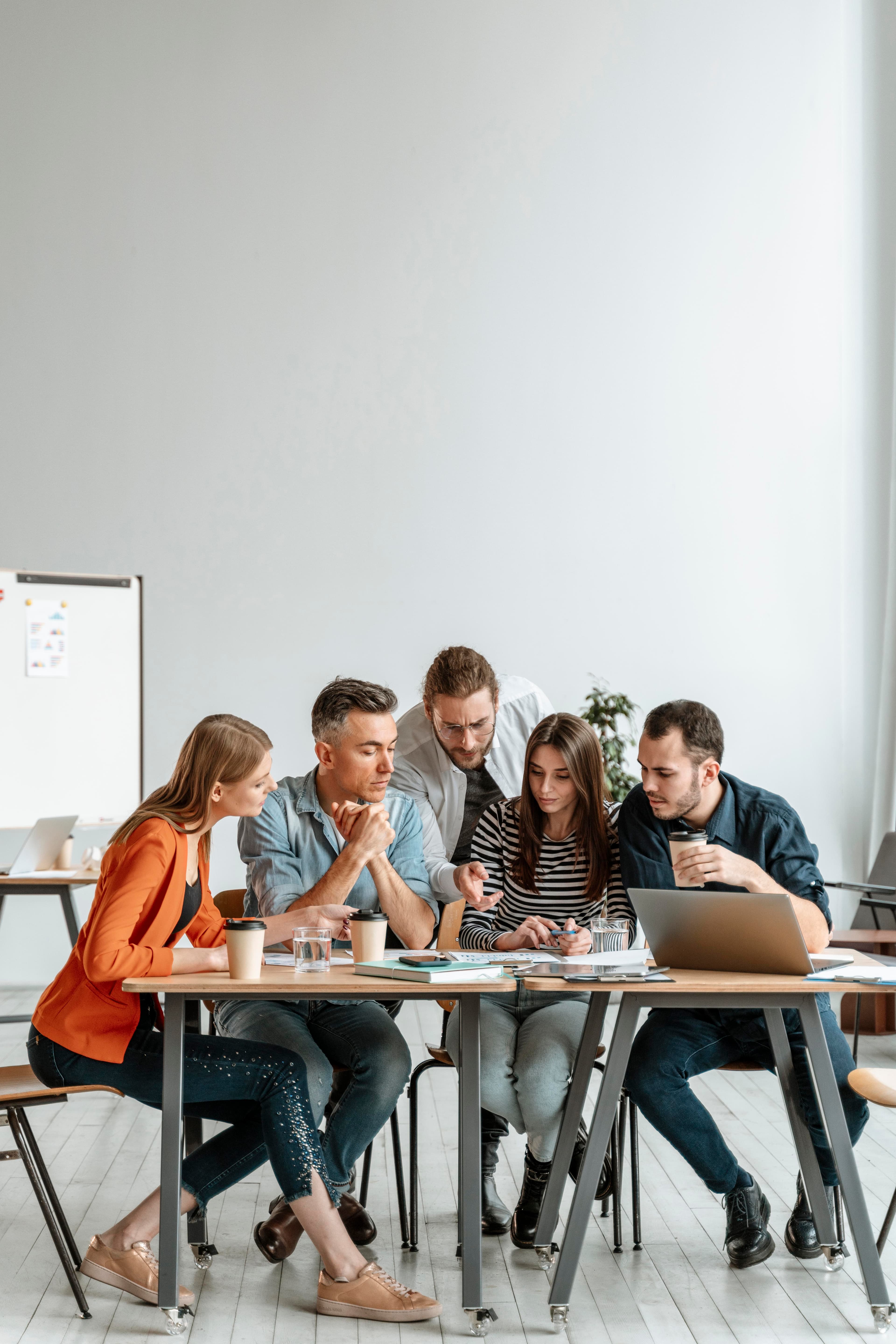 The Nexora team working in their Abu Dhabi office